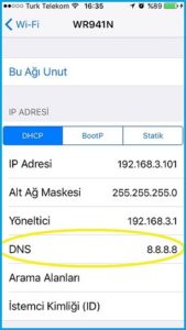 iphone-dns-ayari