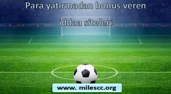 Para yatırmadan bonus veren iddaa siteleri