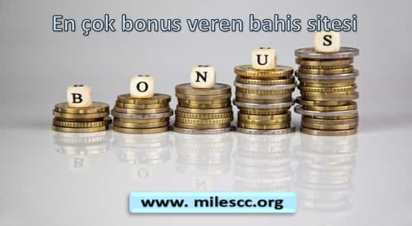 En çok bonus veren bahis sitesi