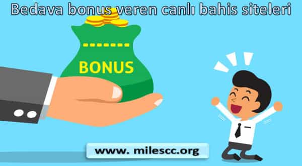 Bedava bonus veren canlı bahis siteleri
