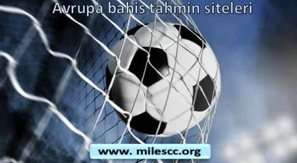 Avrupa tahmin siteleri 2019