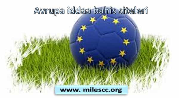 Avrupa iddaa bahis siteleri