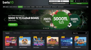 bets10 casino oyunları