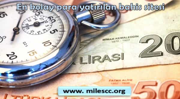 En kolay para yatırılan bahis sitesi