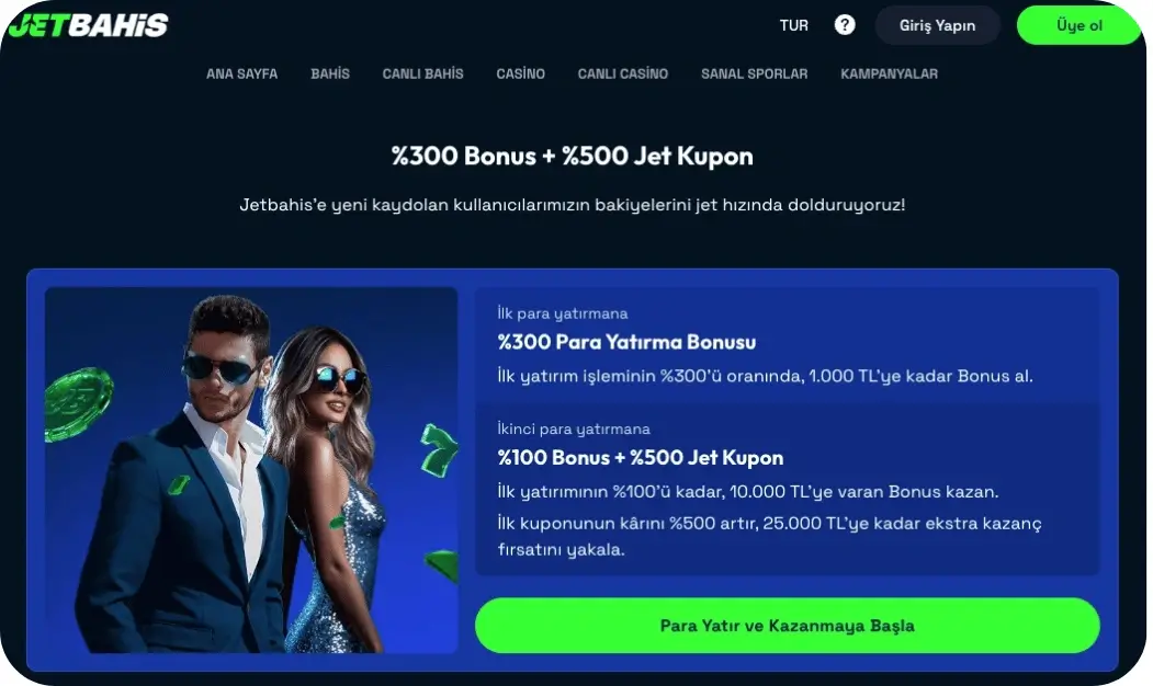 Jetbahis Bahis ve Casino Sitesi
