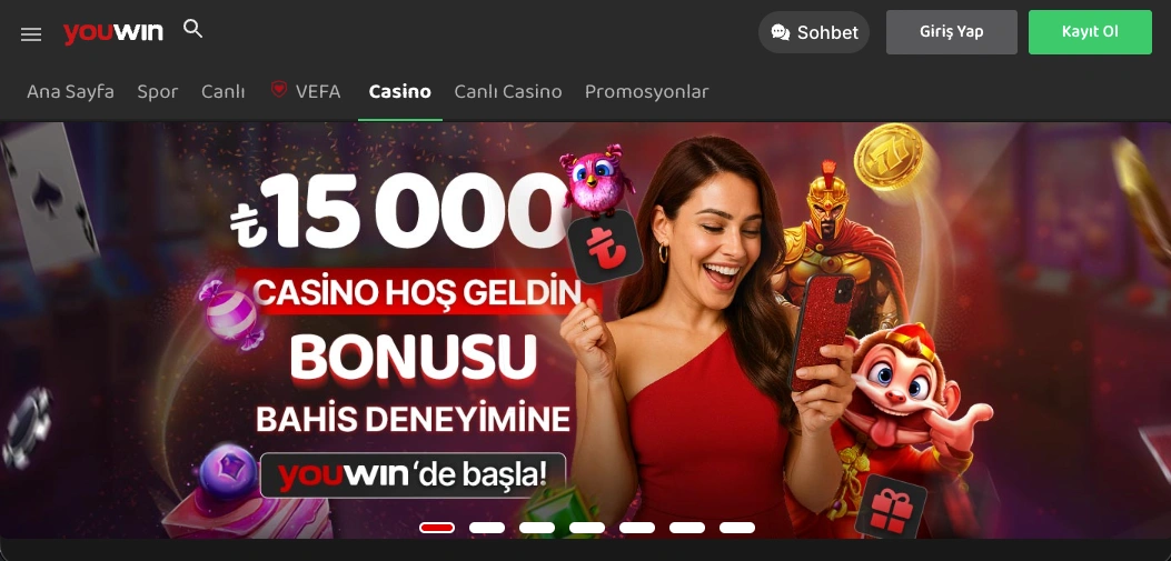 Youwin Casino Bonusu